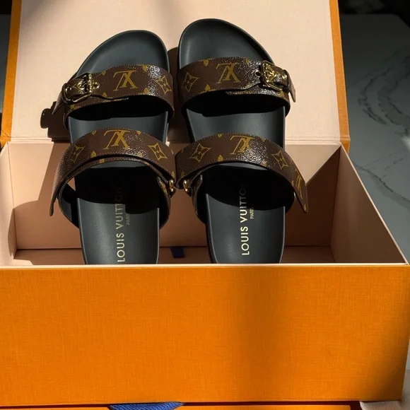 Louis Vuitton Bom Dia Flat Comfort Mules - Picture 2 of 15